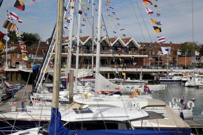 The Royal Southern Yacht Club in Hamble is perfectly situated to provide first-class Round the Island Race Hub Club facilities © Mike Austen