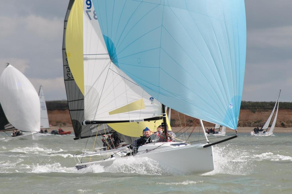 J/70 Injunction photo copyright Iain Mcluckie taken at  and featuring the  class