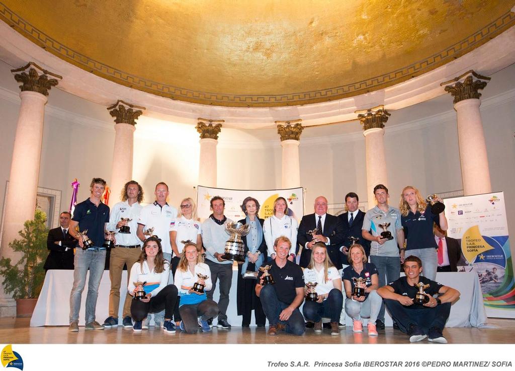 Winners - Trofeo Princesa Softia - Medal races, April 2, 2016 ©  Pedro Martinez/MartinezStudio/Sofia http://www.trofeoprincesasofia.org/