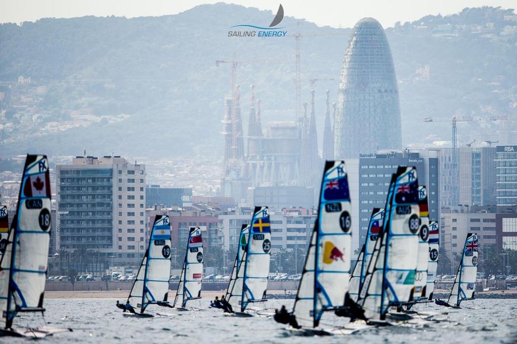  - Day 5, 49er and 49erFX European Championships, Barcelona, Spain ©  Jesus Renedo / Sailing Energy http://www.sailingenergy.com/
