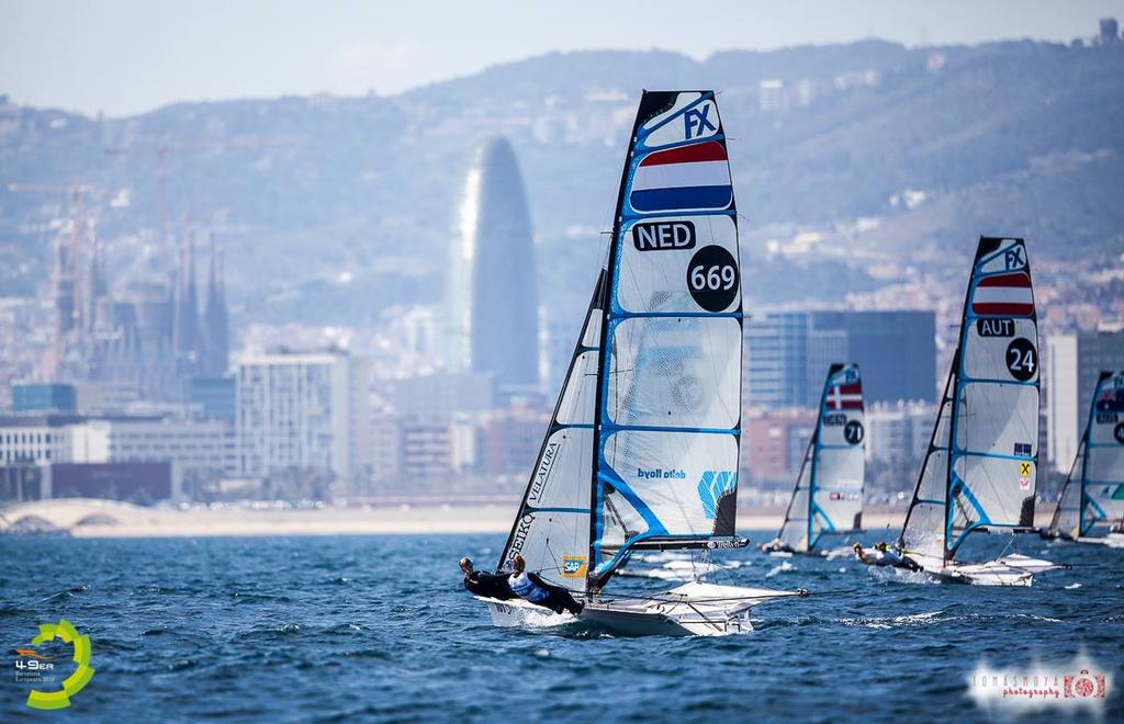  - Day 5, 49er and 49erFX European Championships, Barcelona, Spain photo copyright Tomas Moya taken at  and featuring the  class