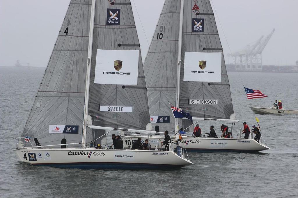 Chris Steele and Scott Dickson - Day 3, Congressional Cup, Long Beach © Long Beach Yacht Club http://www.lbyc.org