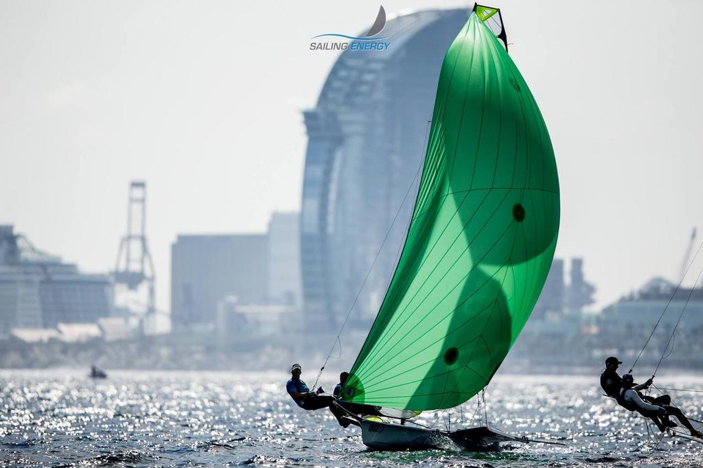  - Day 5, 49er and 49erFX European Championships, Barcelona, Spain ©  Jesus Renedo / Sailing Energy http://www.sailingenergy.com/
