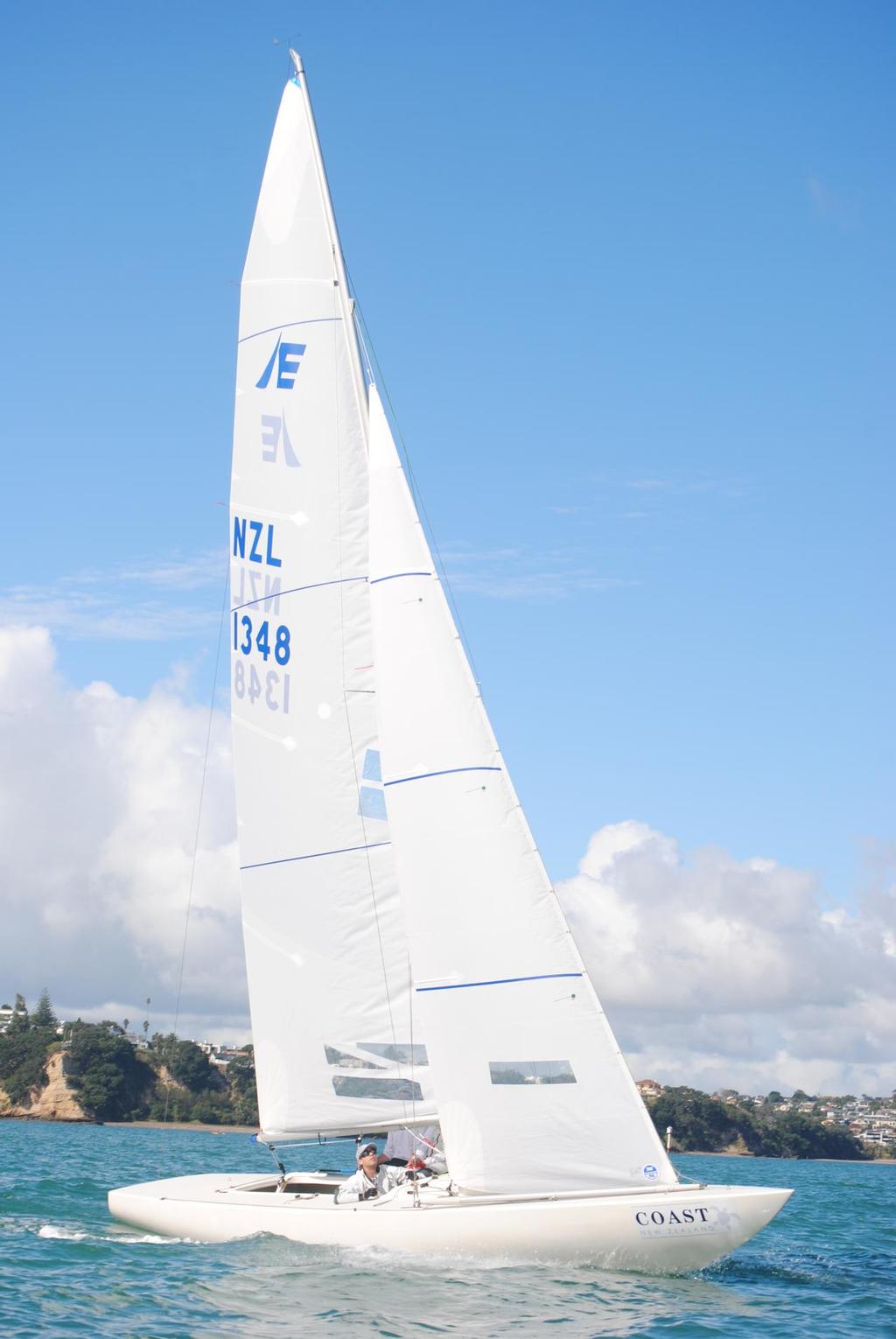 Andrew Wills skippered Feng Shui - 2016 NZ Etchells Nationals - April 2016 © RNZYS Media