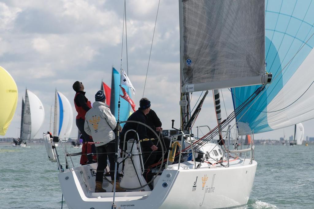 J109 Jiraffe - Crewsaver Warsash Spring Championship photo copyright Iain Mcluckie taken at  and featuring the  class
