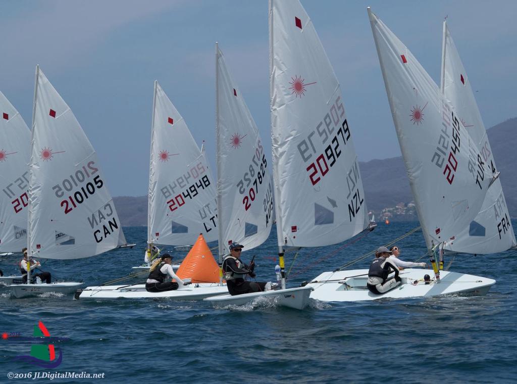 Olivia Christie (NZL) - Day 1, 2016 Laser Radial Worlds, Vallarta Yacht Club, Mexico photo copyright Vallarta Yacht Club 2016JLDigitalMedia.net taken at  and featuring the  class