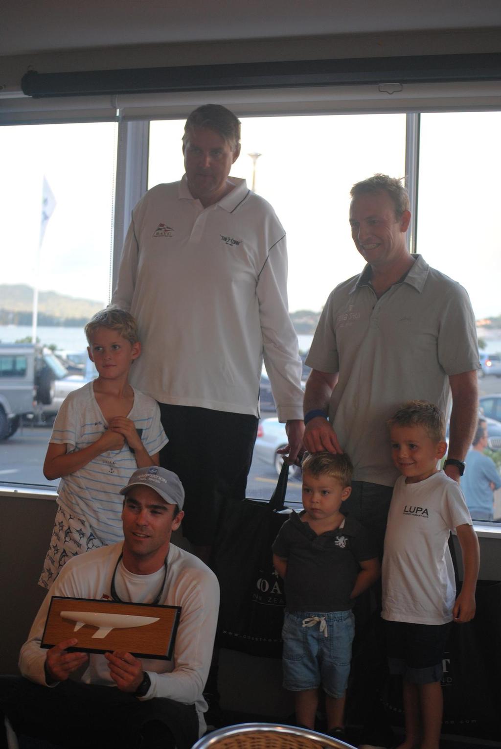Andrew Wills with his winning crew - 2016 NZ Etchells Nationals - April 2016 © RNZYS Media