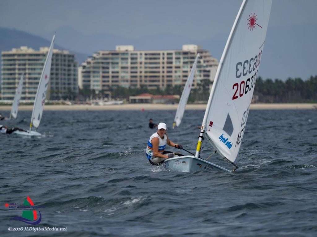 Marit Bouwmeester (NED) 2914 World Champion and Series leader - Day 3, 2016 Laser Radial World Championships, Mexico photo copyright JLDigitalMedia http://jldigitalmedia.zenfolio.com/ taken at  and featuring the  class