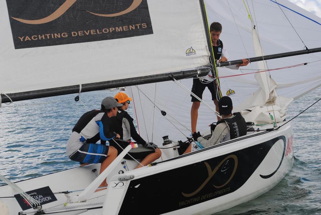 Kerikeri High School - Day 2, Harken Schools Championship, April 2, 2016 photo copyright RNZYS Media taken at  and featuring the  class
