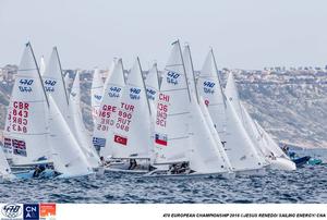 - Day 1, 2016 470 European Championship, Bay of Palma, Mallorca, Spain photo copyright  Jesus Renedo / Sailing Energy http://www.sailingenergy.com/ taken at  and featuring the  class