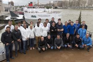 The 30 skippers (15 teams) taking part in the 13th edition of the Transat AG2R La Mondiale. photo copyright Alexis Courcoux taken at  and featuring the  class