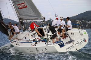 Arch Rival, second overall in division one photo copyright Mark Rothfield taken at  and featuring the  class