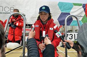 Yuko Kikuchi - 2015 -16 Clipper Round the World Yacht Race photo copyright Clipper Round The World Yacht Race http://www.clipperroundtheworld.com taken at  and featuring the  class