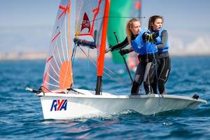 Jenny Cropley and Emma Baker photo copyright  Paul Wyeth / RYA http://www.rya.org.uk taken at  and featuring the  class