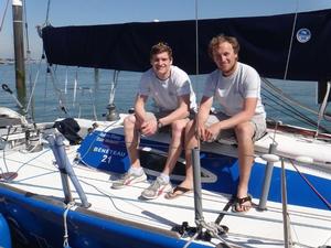 British double-handed duo Sam Matson and Robin Elsey. photo copyright Artemis Offshore Academy taken at  and featuring the  class