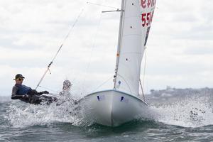 Winners of the 420s were Nicholas Sharman and James Grogan. - Victorian Junior and Youth Championships photo copyright  Alex McKinnon Photography http://www.alexmckinnonphotography.com taken at  and featuring the  class