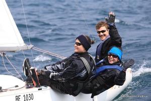 Yngling Springtime Eurocup at Fraglia Vela Riva this week photo copyright Piero Baroni / Fraglia Vela Riva taken at  and featuring the  class