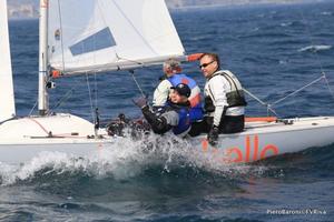 Yngling Springtime Eurocup at Fraglia Vela Riva this week photo copyright Piero Baroni / Fraglia Vela Riva taken at  and featuring the  class