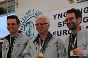 Podium winners photo copyright Piero Baroni / Fraglia Vela Riva taken at  and featuring the  class