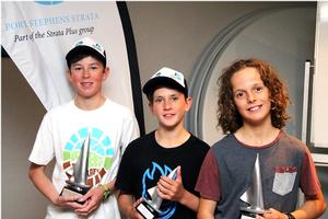 Jack Ferguson Fletcher Walters Oliver Gordon Opti placegetters photo copyright Mark Rothfield taken at  and featuring the  class