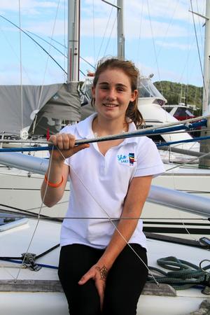 Karma Randall, skirts crew on Schouten Passage photo copyright Mark Rothfield taken at  and featuring the  class