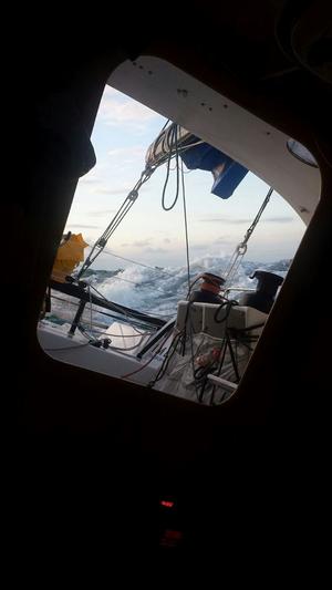 Mark on board 'imerys'. photo copyright Mark Stevens taken at  and featuring the  class