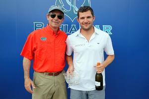 2016 Melges 32 Lauderdale Cup, Second Place Overall - Jason Carroll, Argo with LYC Commodore Jim Lang photo copyright 2016 JOY | IM32CA taken at  and featuring the  class