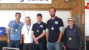 Pacemaker wins, Dave, Herschel, Sam, Damo, Rachael photo copyright Simon Grain taken at  and featuring the  class