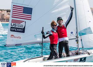Stuart Mcnay/David Hughes (USA) - 470 Open European Championship third photo copyright  Jesus Renedo http://www.sailingstock.com taken at  and featuring the  class