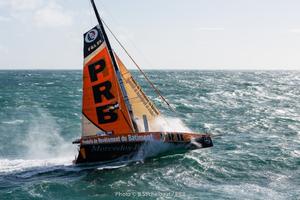 IMOCA 60' PRB - Skipper : Vincent RIOU - Vendée Globe 2016-17 - Port La Forêt 28/03/2016 photo copyright Benoît Stichelbaut / PRB taken at  and featuring the  class