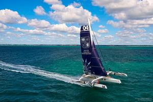 Multi70 Edmond de Rothschild Flying offshore photo copyright  Gitana S.A. /Yvan Zedda www.zedda.com taken at  and featuring the  class
