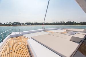 Front terrace onboard the Sunreef Supreme 68 photo copyright Sunreef Yachts taken at  and featuring the  class