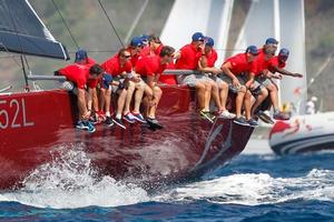 Rhone Kirby, young up-and-coming Antiguan sailor will be sailing with Tony Langley's TP52, Gladiator all week. In the Round Antigua Race, the team won their class and overall photo copyright Paul Wyeth / www.pwpictures.com http://www.pwpictures.com taken at  and featuring the  class