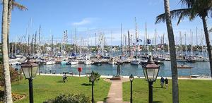 Yachts berthed at the Royal Bermuda Yacht Club following the 2012 Newport Bermuda Race. The 2016 race with about 200 entries will pack the marina to full capacity. photo copyright Talbot Wilson taken at  and featuring the  class