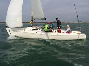 The third placed 'Commodore's Cadets' head back to the Club after racing photo copyright Royal Southern Yacht Club taken at  and featuring the  class