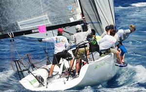 Big Trouble, Tom Elsen's Melges 32 (USA) racing in CSA Racing 1 photo copyright Todd VanSickle / BVI Spring Regatta http://www.bvispringregatta.org taken at  and featuring the  class