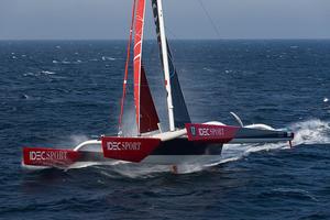IDEC Sport  - lining up for another shot at the Jules Verne Trophy photo copyright JM Liot / DPPI / IDEC SPORT taken at  and featuring the  class