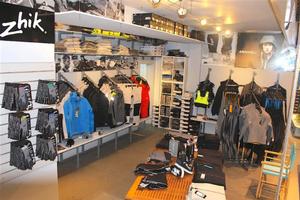 Zhik, Cowes High Street, which is managed by Kate Palfrey, wife of America’s Cup Coach and former Etchells World Champion Andrew 'Dog' Palfrey photo copyright Zhik taken at  and featuring the  class
