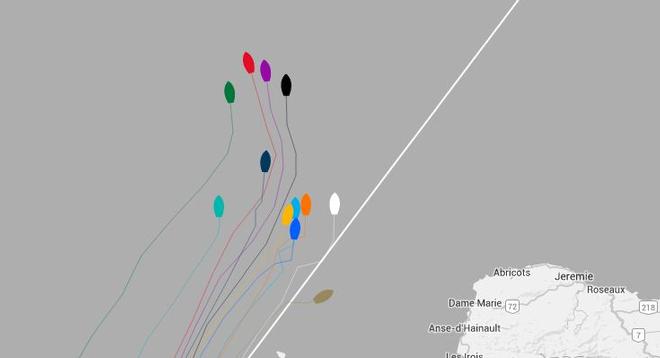 Current positions - Clipper Round the World Yacht Race © Clipper Ventures