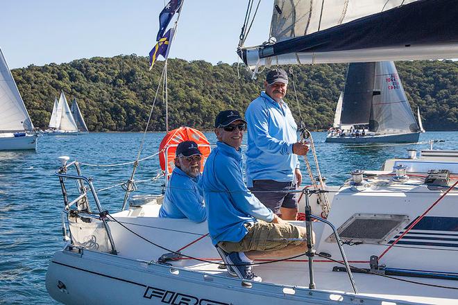 Elusive Spirit found some of the elusive breeze to get going up Pittwater. - 2016 Beneteau Pittwater Cup ©  John Curnow