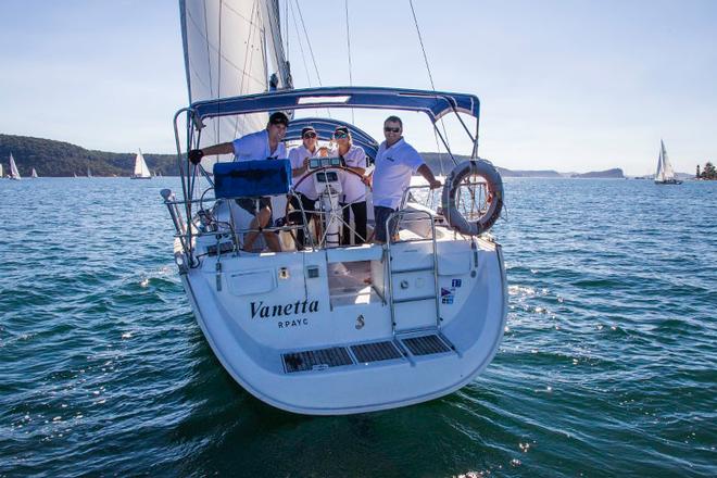 The crew of Vanetta were always smiling and enjoying themselves. - 2016 Beneteau Pittwater Cup ©  John Curnow