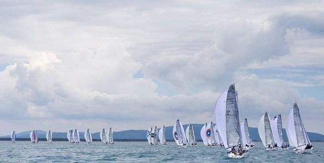 Light air conditions on Day 1 - 2016 Melges 20 Sailing Series Act 3 © BPSE/ZGN