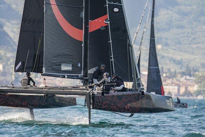 ARMIN STROM Sailing Team training on Lake Garda - 2016 GC32 Racing Tour © Jacopo Salvi