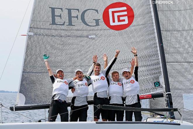 The Reigning Melges 24 World Champion, Swiss Christopher Rast on EFG has signed up for the Europeans 2016 ©  Pierrick Contin http://www.pierrickcontin.fr/