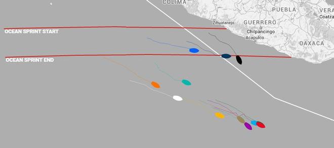 Current positions - Clipper Race PSP Logistics Panama Cup © Clipper Ventures
