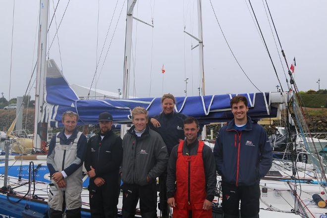 The six Artemis Offshore Academy British skippers that took on the 2016 Solo Normandie race © Artemis Offshore Academy