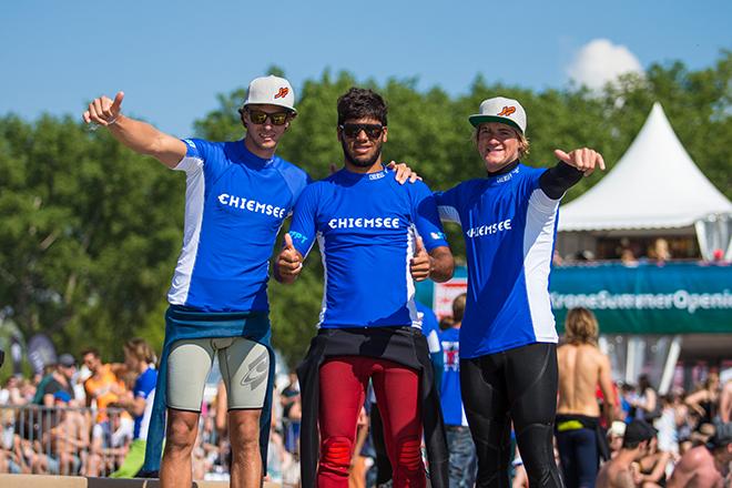 The top 3 of fleet 2 - 2016 Chiemsee Tow-In Show © EFPT