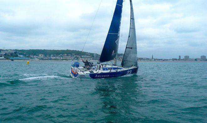 Hugh Brayshaw (Artemis 23) finished the 2016 Solo Normandie Race in 14th position © Thomas Deregniaux