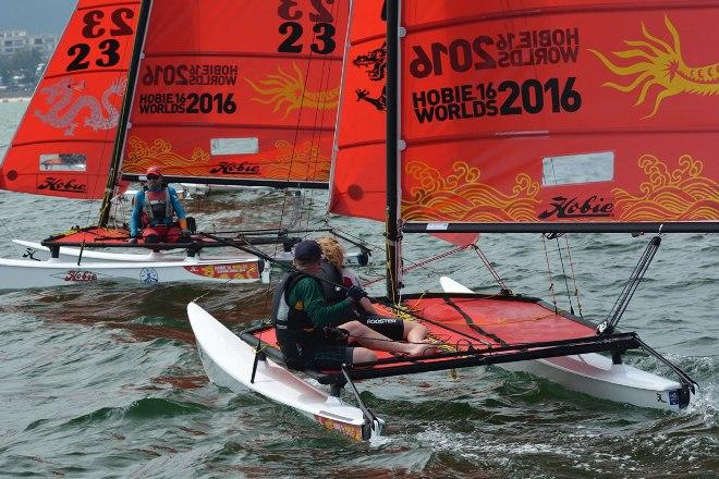 Masters Day 2 race - 2016 Hobie® 16 World Championships © 2016 Hobie Cat Australasia