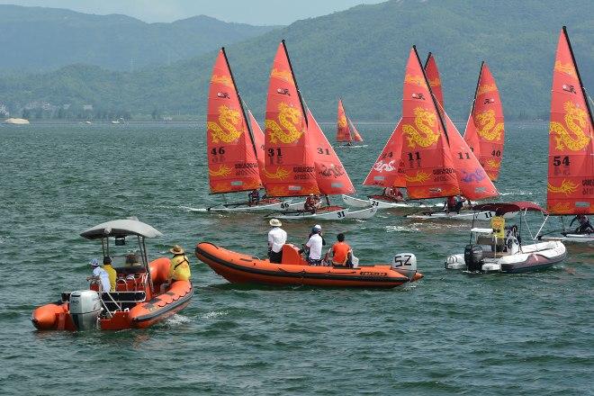 Masters Day 2 race - 2016 Hobie® 16 World Championships © 2016 Hobie Cat Australasia